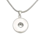 Aanraku Snap Necklace w/Chain and One Flat Disk