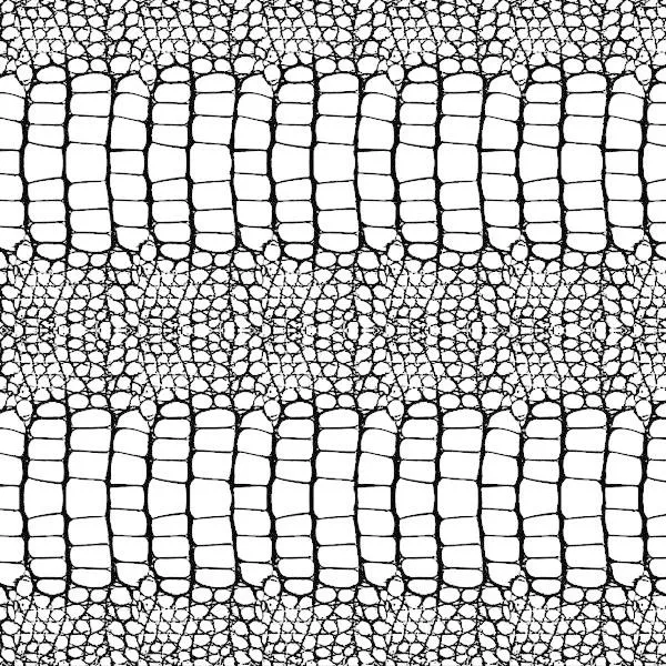Etched Snakeskin Pattern