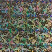 Etched Butterflies Pattern on Thin Glass COE96