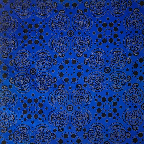 Etched Carousel Pattern on Thin Glass COE90