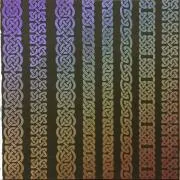 Etched Celtic Braid Pattern on Thin Glass COE90
