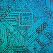 Etched Complex Passage Pattern on Thin Glass COE96
