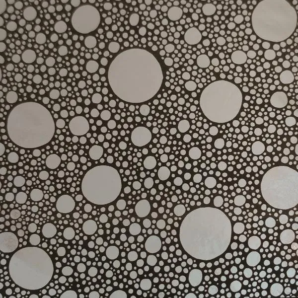 Etched Constellation Pattern on Thin Glass COE96