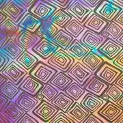 Etched Contempo Squares Pattern on Thin Glass COE96