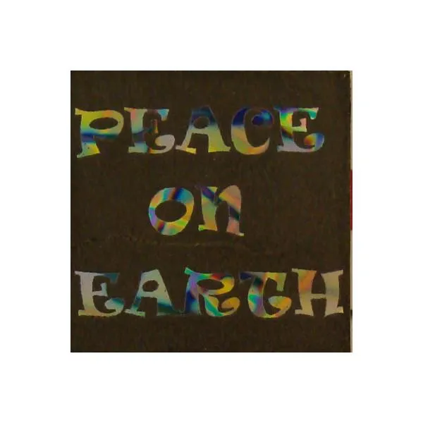 Etched Dichroic Accent Square Peace on Earth COE96
