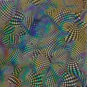 Etched Disco Balls Pattern on Thin Glass COE90