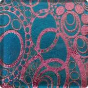 Etched Double Hippodrome Pattern on Thin Glass COE96