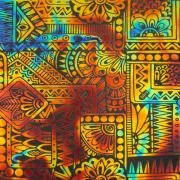 Etched Geometric Illustration Pattern on Thin Glass COE96