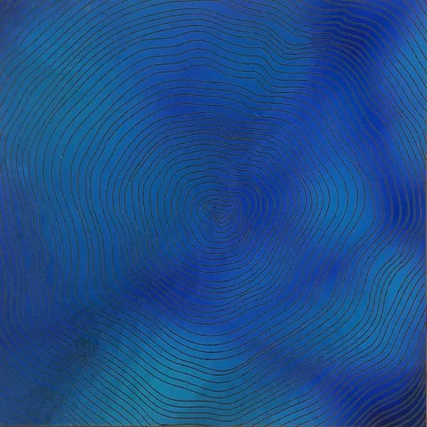 Etched Growth Rings Pattern on Thin Glass COE96