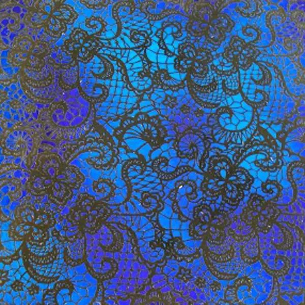 Etched Lace Pattern on Thin Glass COE96