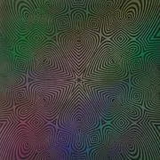 Etched Optical Illusion Pattern on Thin Glass COE90