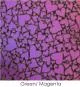 Etched Dichroic Outlined Hearts Pattern on Thin Glass COE90