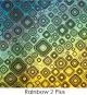 Etched Retro Squares Pattern on Thin Glass COE96