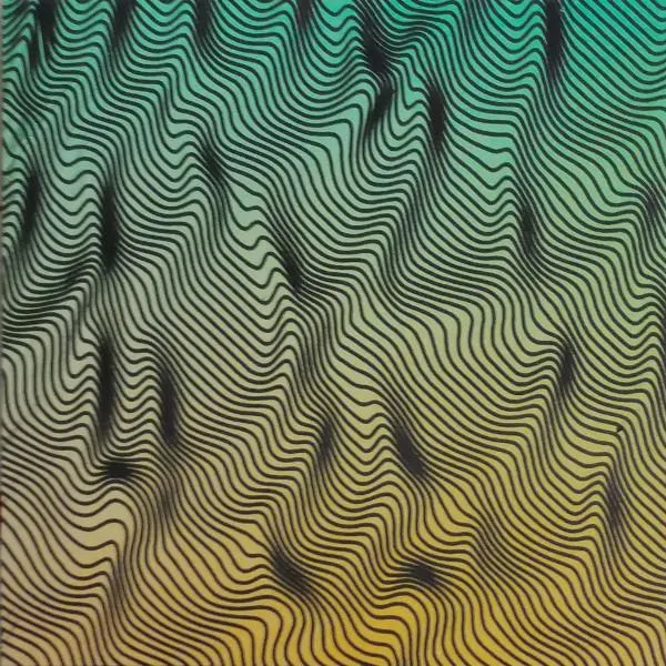 Etched Sand Dunes Pattern on Thin Glass COE90