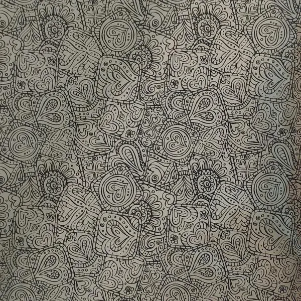 Etched Sweetheart Pattern on Thin Glass COE96