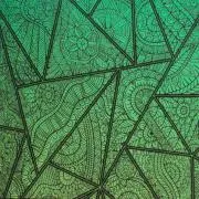 Etched Triangles Pattern on Thin Glass COE96