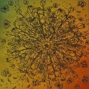Etched Tulip Burst Pattern on Thin Glass COE96