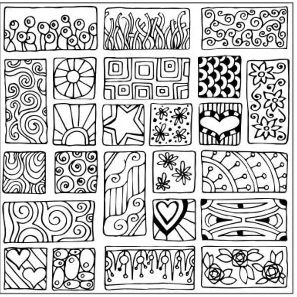 Etched Block Party Pattern