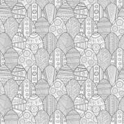 Etched Easter Eggs Pattern