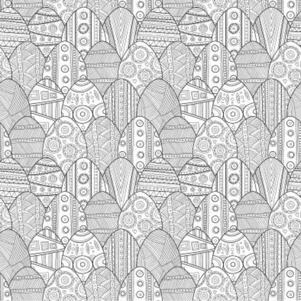 Etched Easter Eggs Pattern