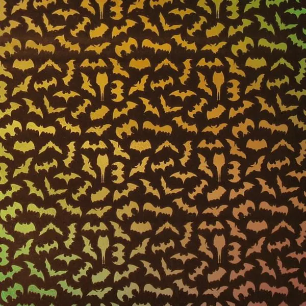 Etched Bats Pattern on Thin Glass COE96