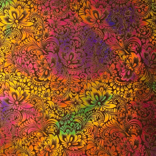 Etched Botanical Pattern on Thin Glass COE96