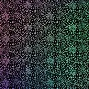 Etched Fireworks Pattern on Thin Glass COE90