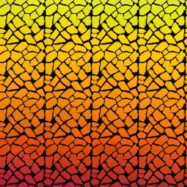 Etched Giraffe Pattern on Thin Glass COE90