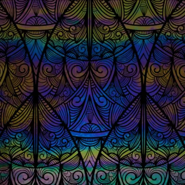 Etched Luminescent Cathedral Pattern COE96