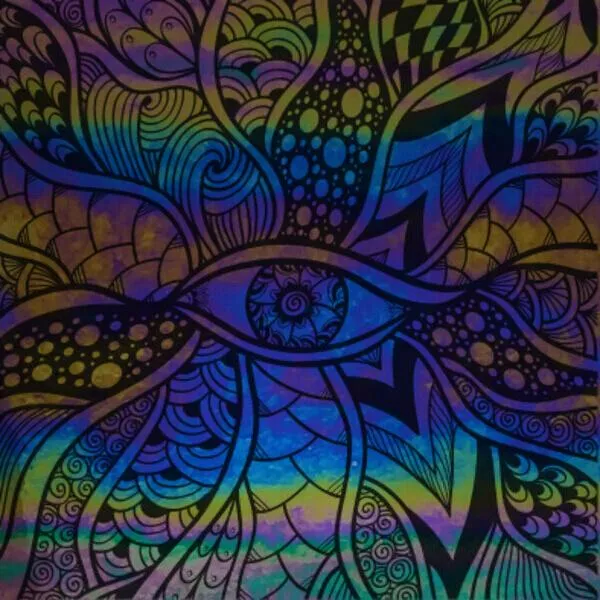 Etched Luminescent Eye of the Beholder Pattern COE96