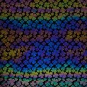 Etched Luminescent Shamrock Pattern COE96