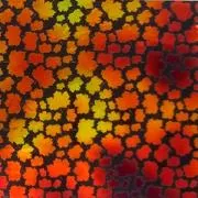Etched Maple Leaves Pattern on Thin Glass COE90