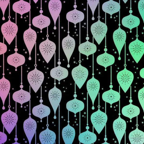 Etched Ornaments Pattern on Thin Glass COE90