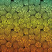 Etched Pinecone Pattern on Thin Glass COE96