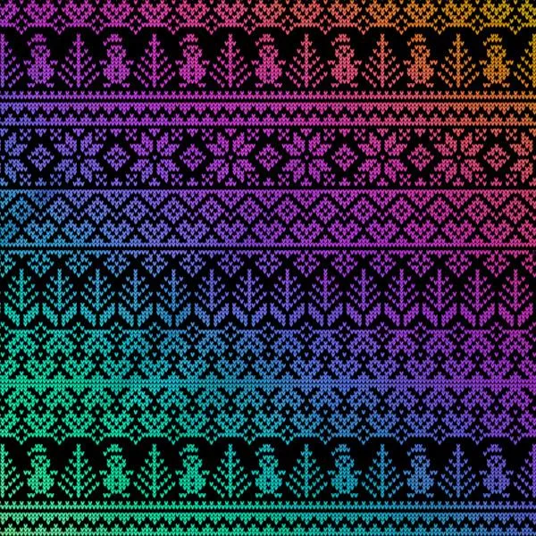 Etched Ugly Sweater Pattern on Thin Glass COE96