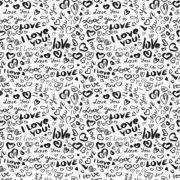 Etched I Love You Pattern
