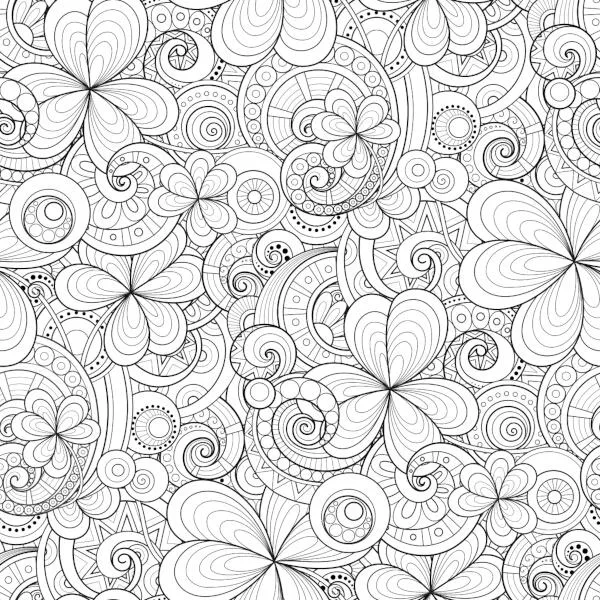 Etched Luck of the Irish Pattern