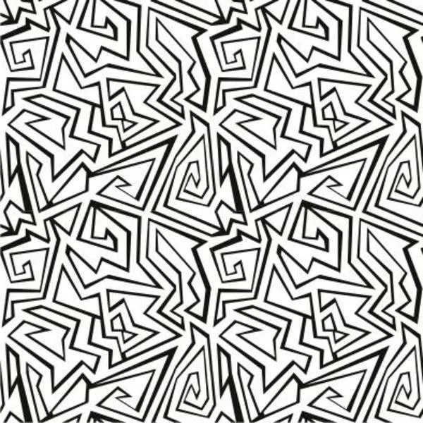 Etched Menacing Maze Pattern
