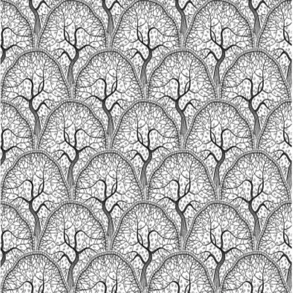 Etched Orchard Pattern