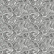Etched Paisley Pattern