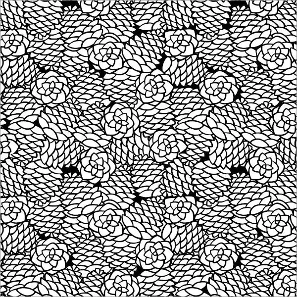 Etched Pinecone Pattern