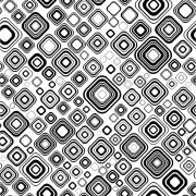 Etched Retro Squares Pattern
