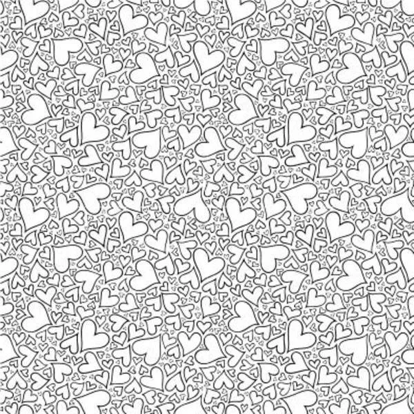 Etched Small Hearts Pattern