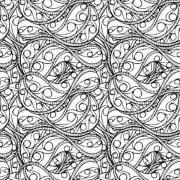 Etched Twisted Tracks Pattern
