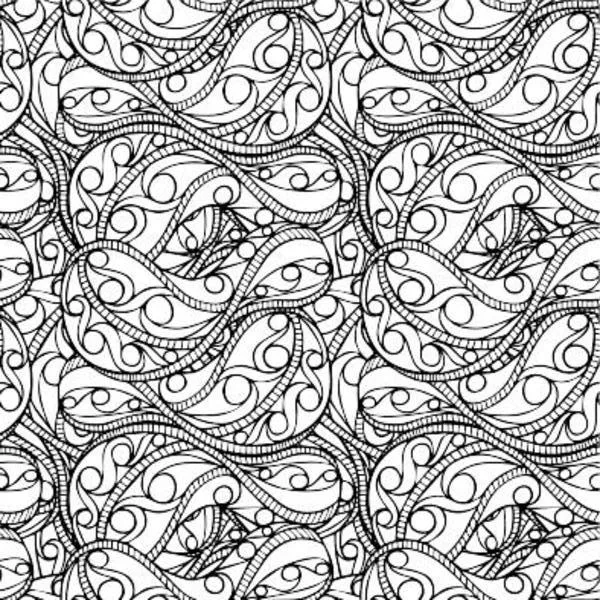 Etched Twisted Tracks Pattern