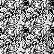 Etched Valentine Pattern