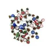 Assorted Holiday Murrini/ Millefiore COE90