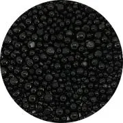 Black Opalescent Frit Balls COE90