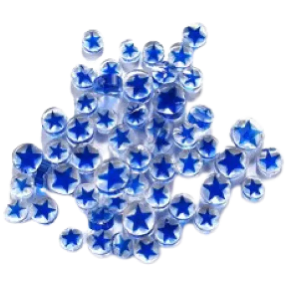 Blue Star Murrini/ Millefiore COE90