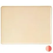 Bullseye Glass Almond Opalescent, Thin-rolled, 2mm COE90